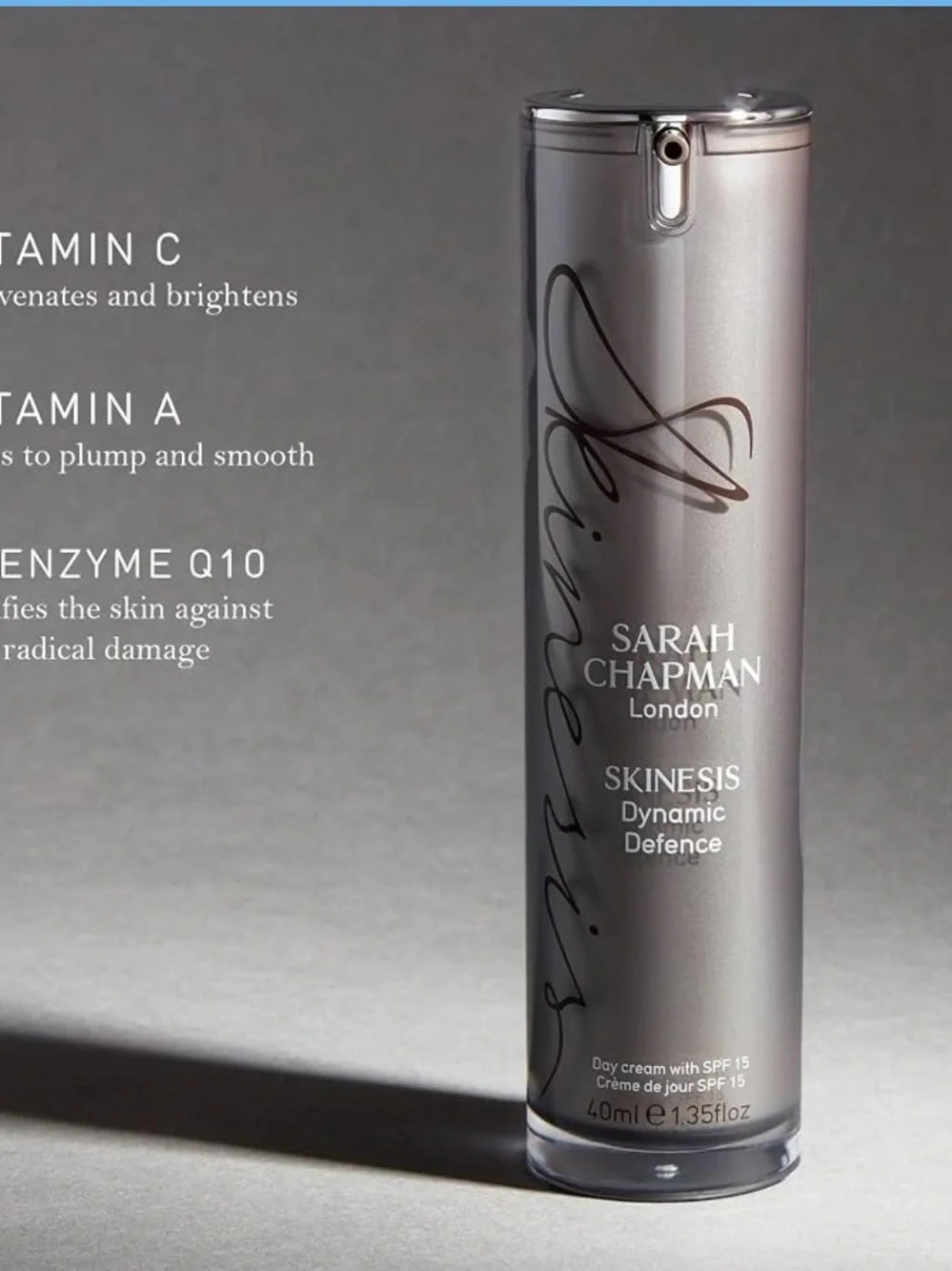 SARAH CHAPMAN Skinesis Dynamic Defence Day Cream With SPF 15 1.35 Fl Oz